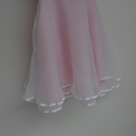 Bonnie Jean Pink Flower Dress Girls 5 - Picture 6 of 17